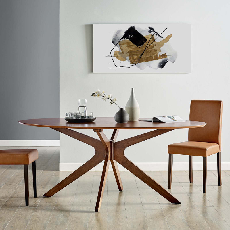 Corrigan Studio® Leyt Oval Dining Table & Reviews Wayfair